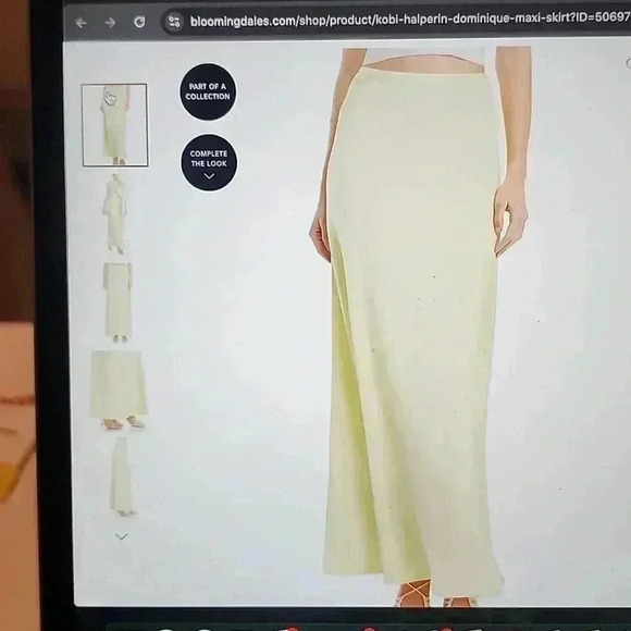 KOBI HALPERIN DOMINIQUE MAXI SKIRT SIZE M - Picture 1 of 7